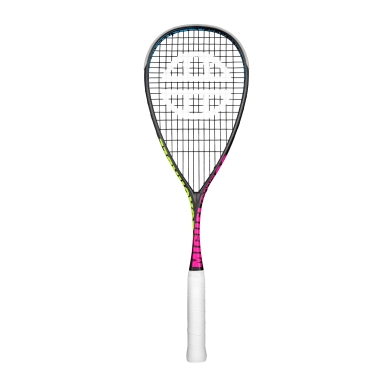 UNSQUASHABLE Squashschläger Miguel Rodriguez ONE20 Limited Edition (120g/grifflastig) 2025 schwarz/pink - besaitet -